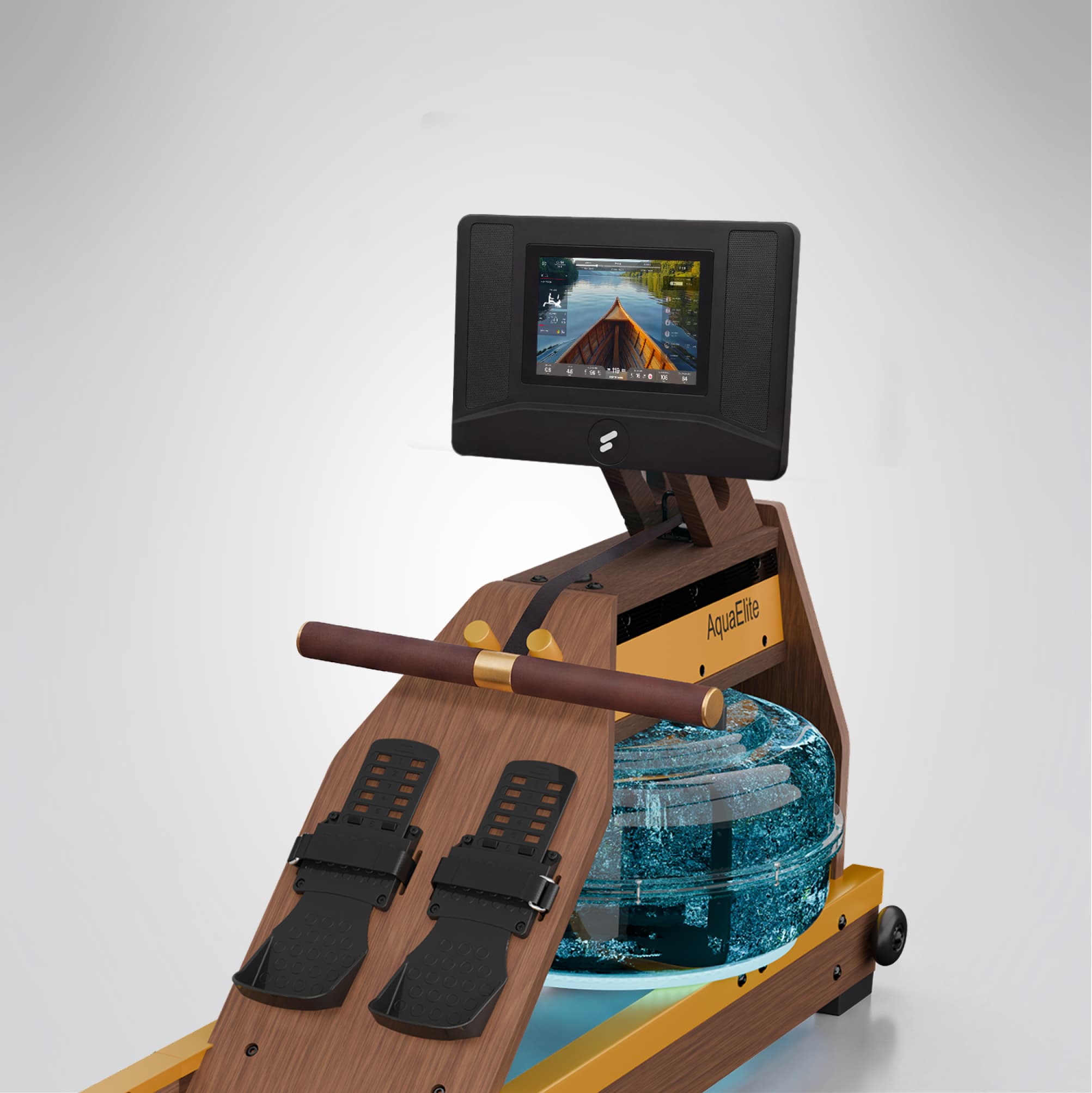 Aqua Elite Rudergerät dunkelbraun 10,1"