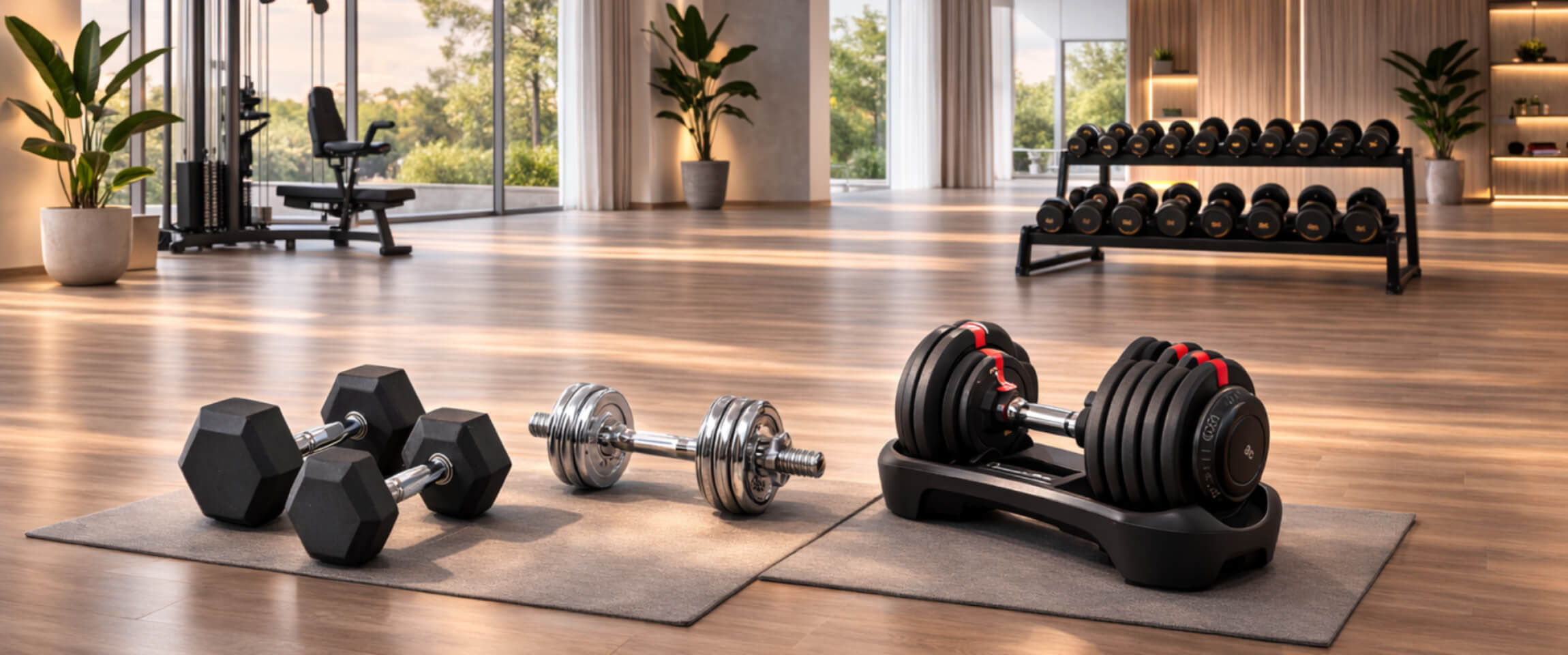 Wie wählt man die richtigen Hanteln aus? Care Fitness Leitfaden