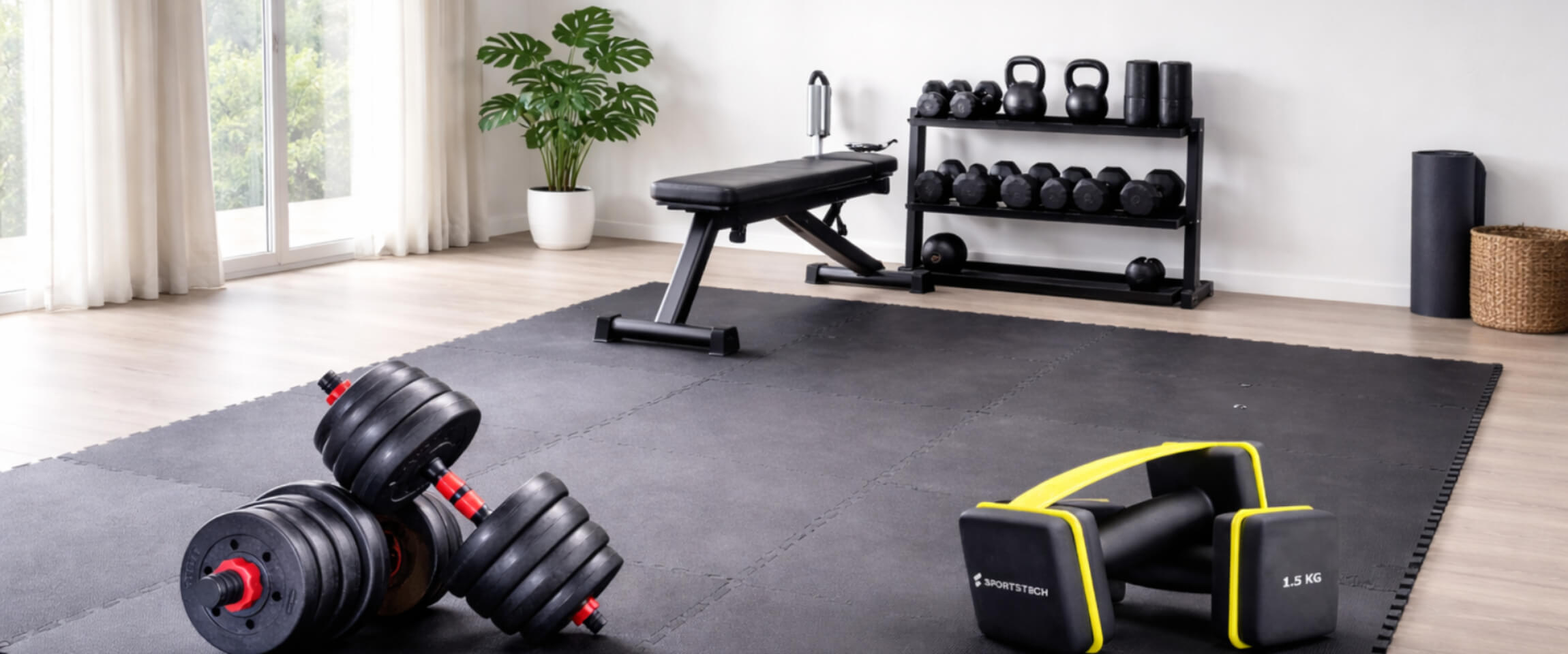 Verstellbare Hanteln unter 200€ für ein vollständiges Training zu Hause