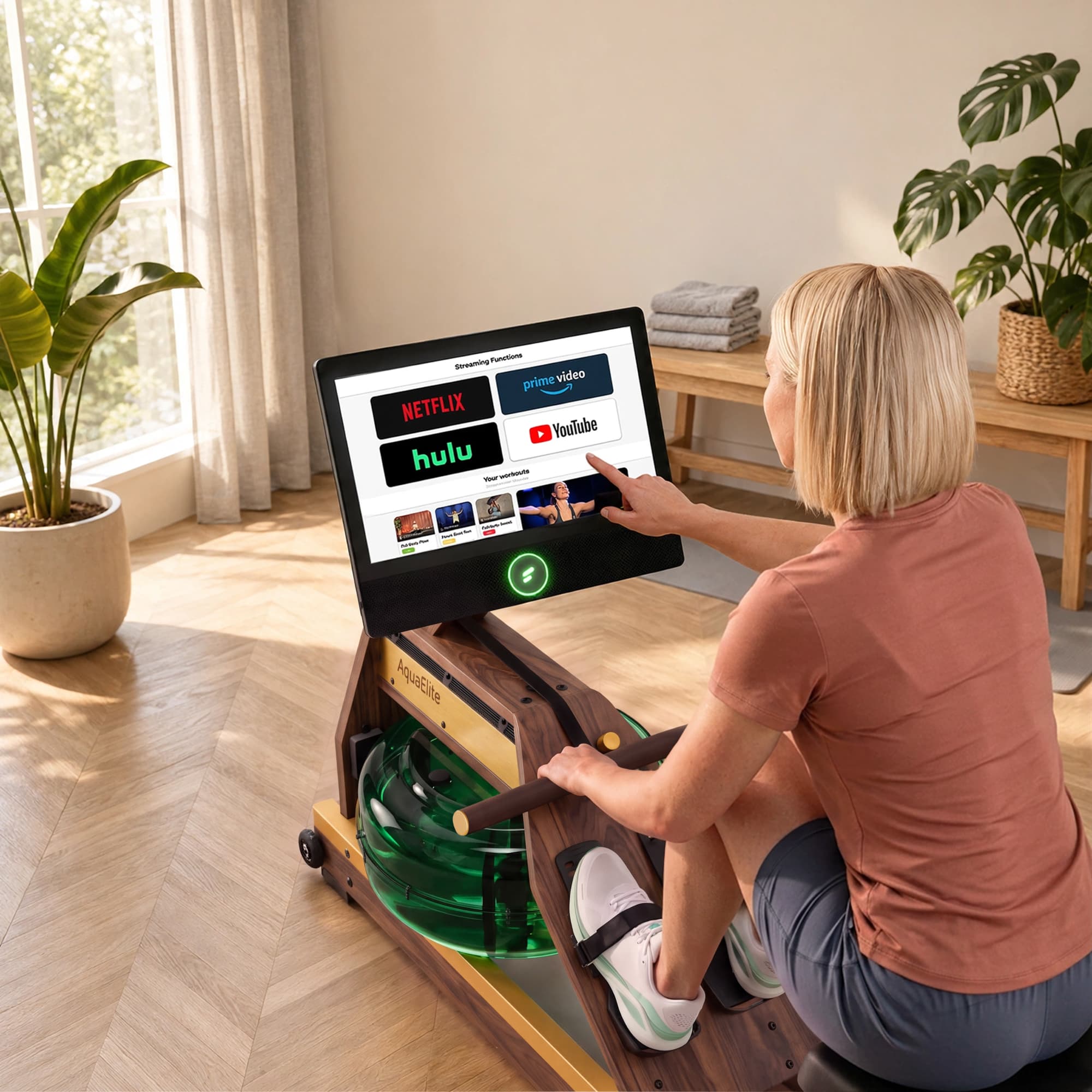 Aqua Elite Rudergerät dunkelbraun #farbe_dunkelbraun