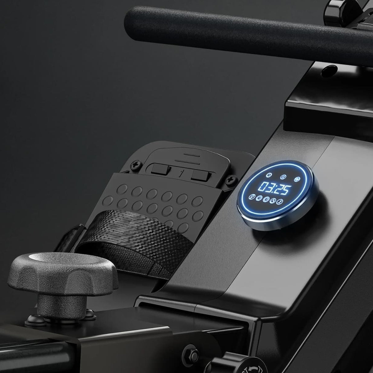 Smart Knob und Anti-Slip-Pedale des sRow Lite