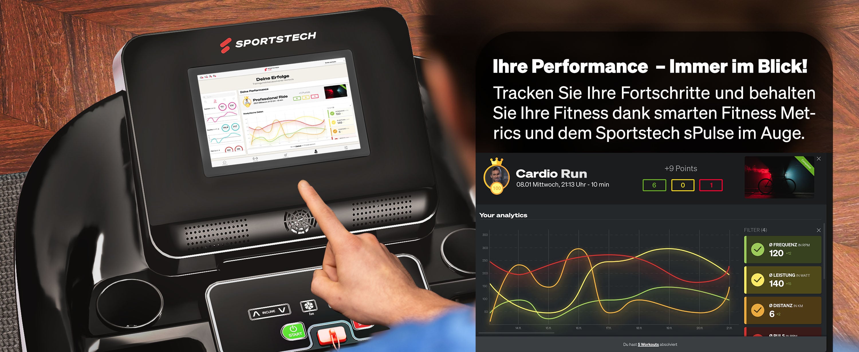 F37s Pro Laufband Sportstech