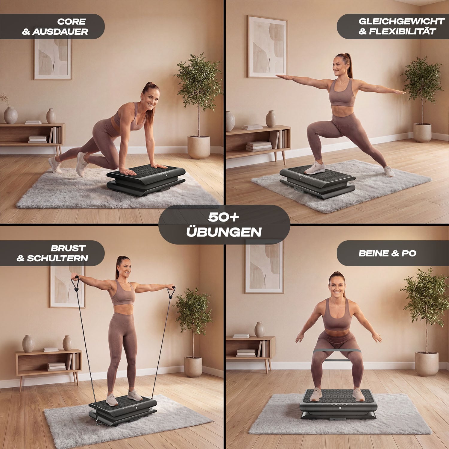 sVibe Lite Vibrationsplatte Schwarz