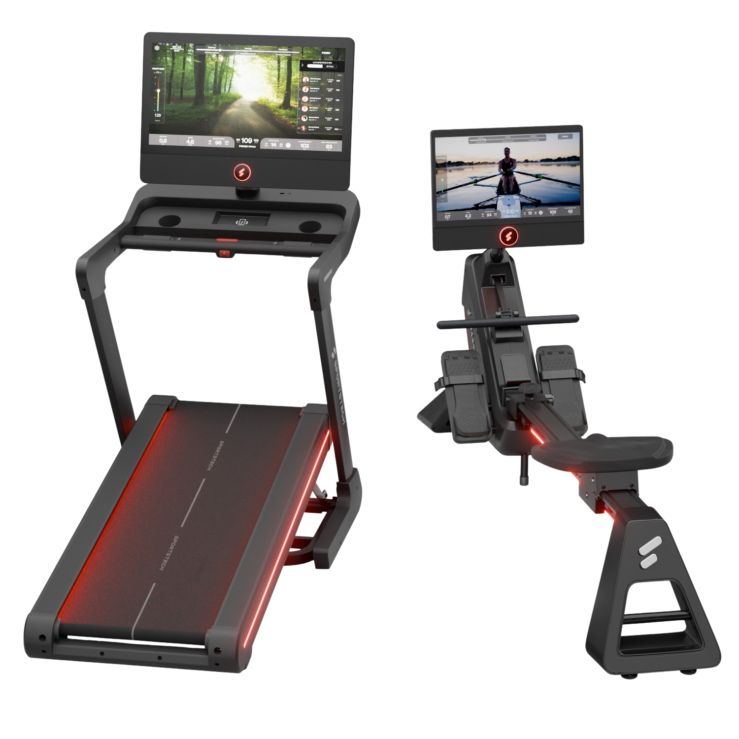 sRow Rudergerät + sTread Pro Laufband Bundle 
