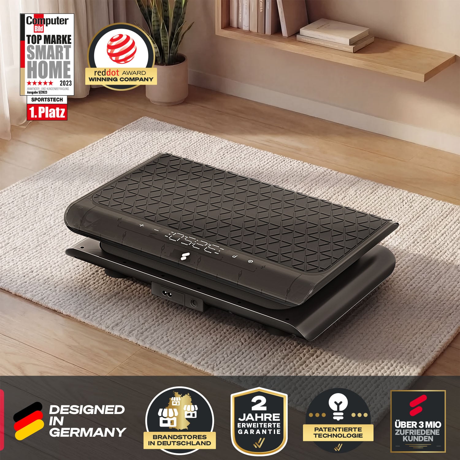 sVibe Lite Vibrationsplatte Schwarz