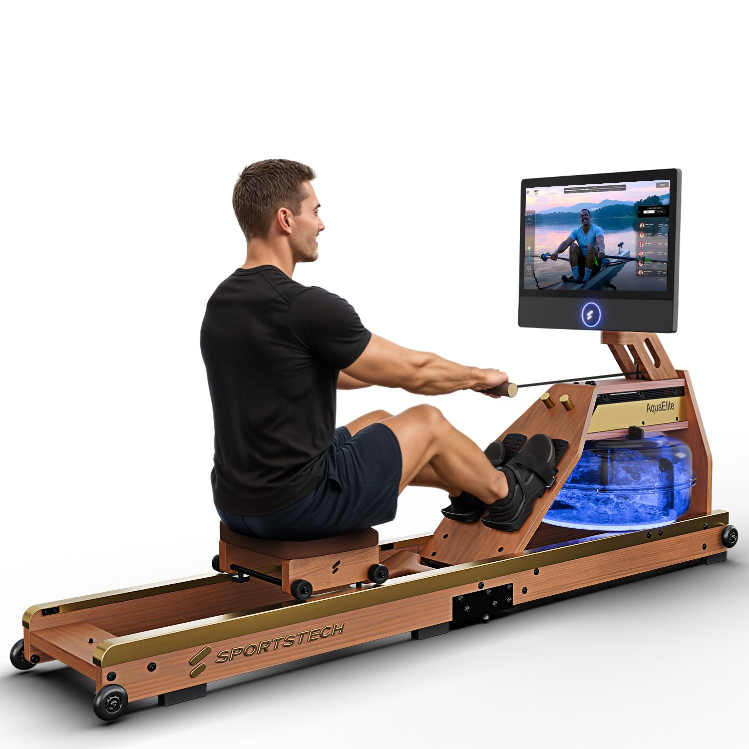 AquaElite Rudergerät dunkelbraun