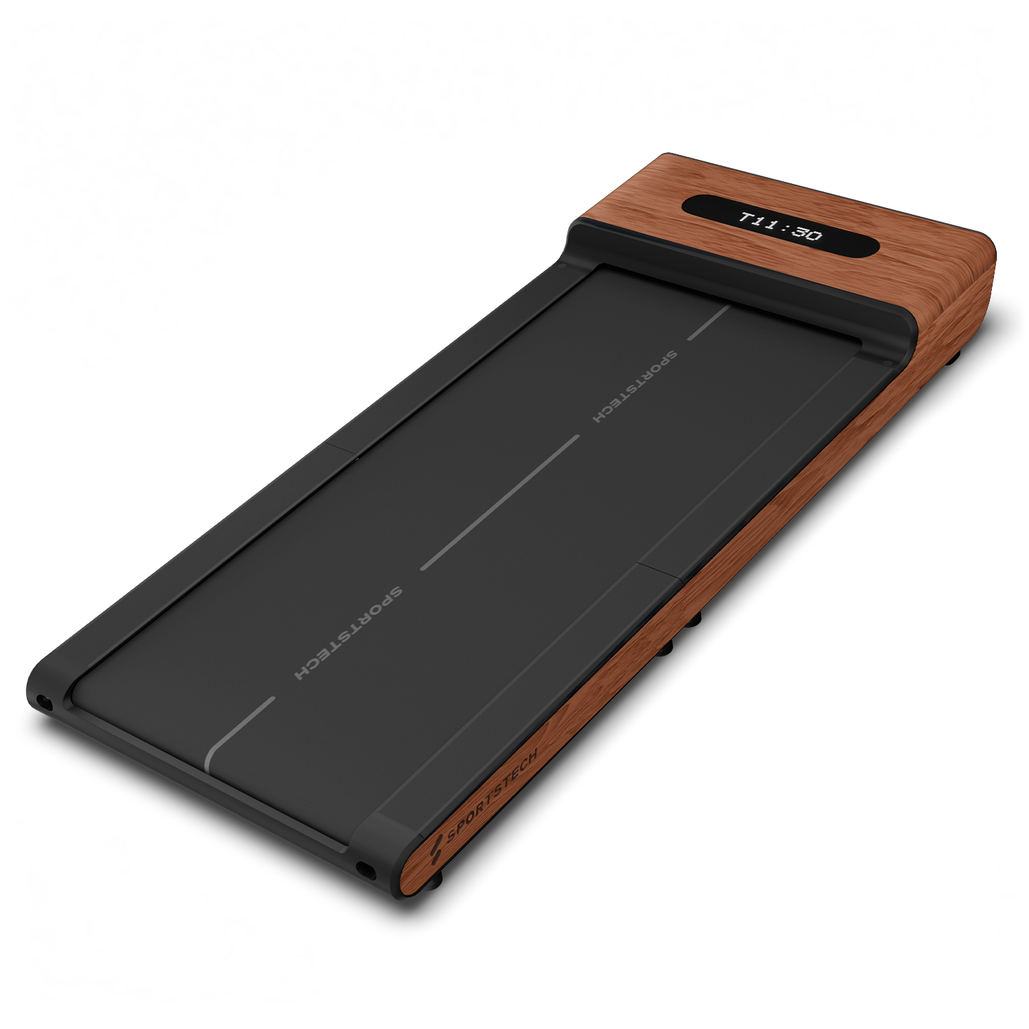 WoodPad Pro Laufband dunkelbraun