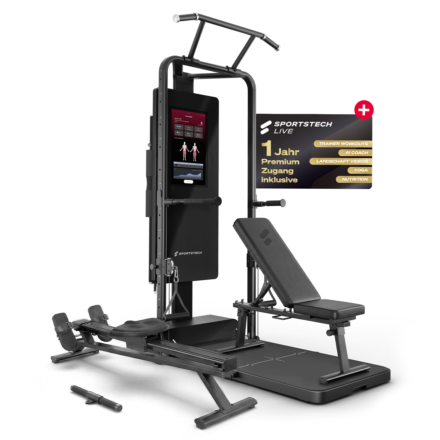 sGym Pro + sGym Bench + sGym Rower