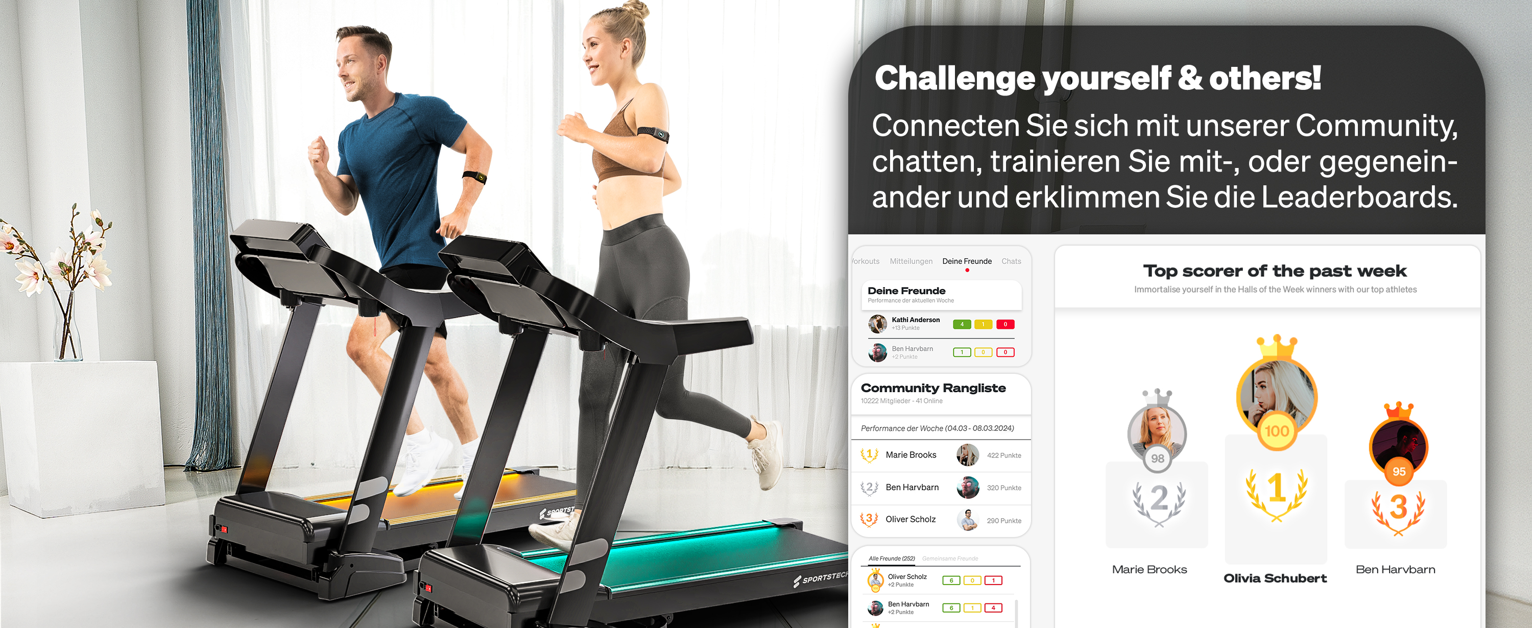 F37s Pro Laufband Sportstech