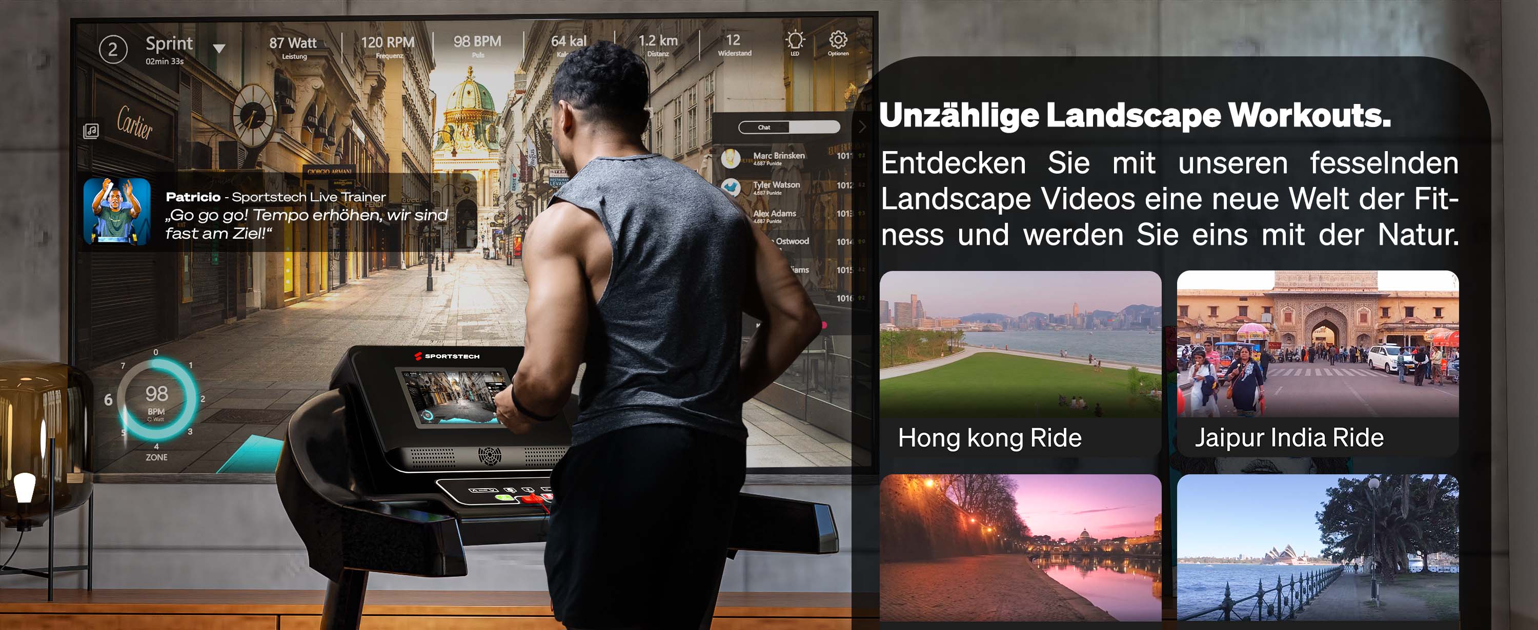 F37s Pro Laufband Sportstech