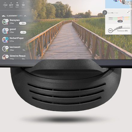 Crosstrainer CX625 von Sportstech 3D Darstellung der Tablethalterung des CX625 Crosstrainer
