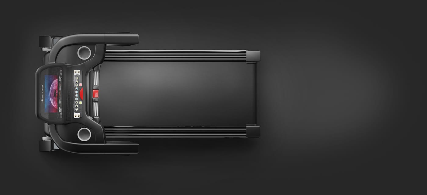 Lauffläche und Display von dem Laufband F75 f75-laufband-lauffläche