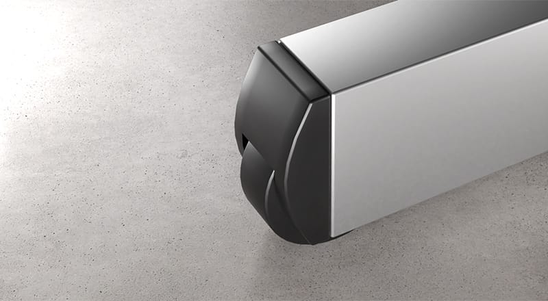 Ein Rollstand von dem Laufband F75 f75-detail-rollstand
